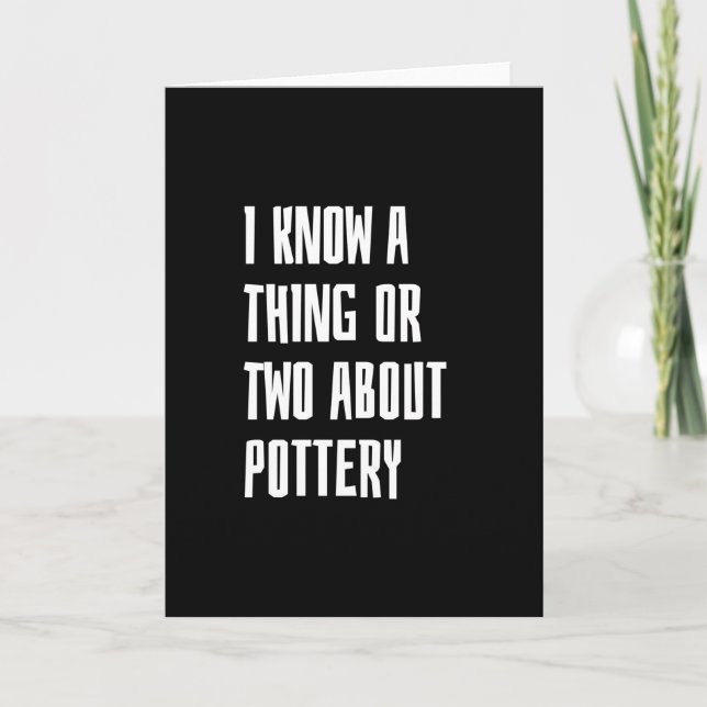 Pottery Card (Front)