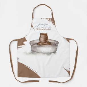 Pottery Ceramic Clay Turner sculpting handmade Apron