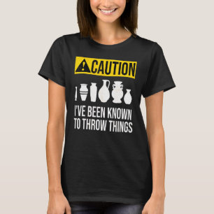 Pottery Ceramic Pot Artist Kiln Clay Design 4 T-Shirt