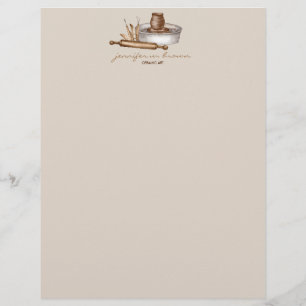 Pottery Ceramics Artist Signatures Custom Letterhead