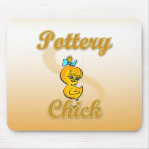 Pottery Chick Mouse Pad