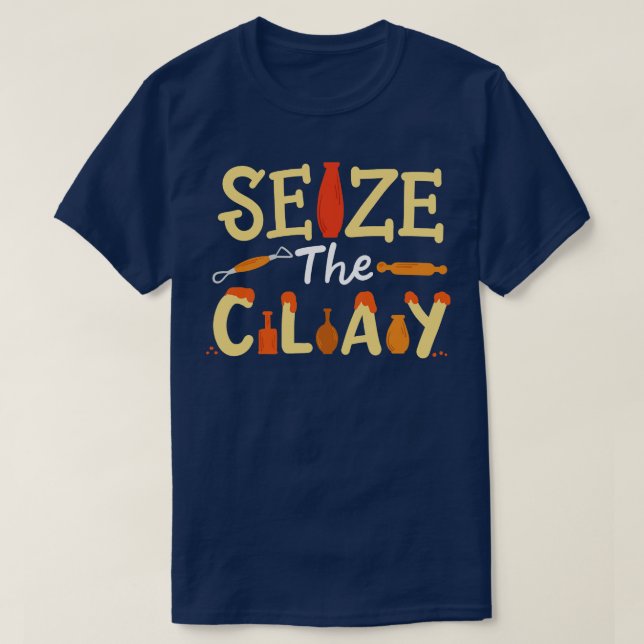 Pottery Clay Potter 1 T-Shirt (Design Front)