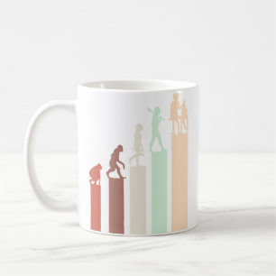 Pottery Evolution Ancient Craft Retro Pottery Coffee Mug
