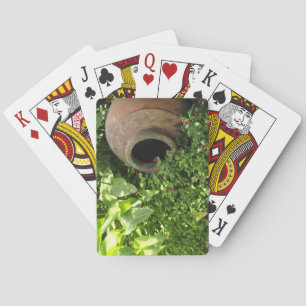 Pottery in the Garden Playing Cards