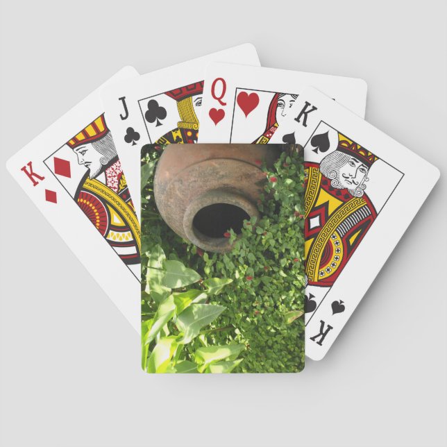 Pottery in the Garden Playing Cards (Back)