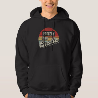 Pottery Is My Cardio Vintage Retro Hoodie