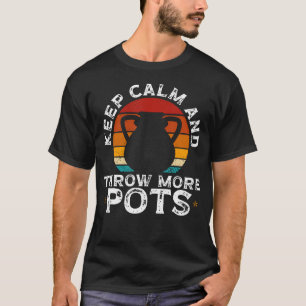 Pottery Love Ceramicist Throwing Clay Art Ceramic T-Shirt