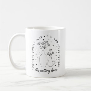 Pottery lover girly aesthetic coffee mug