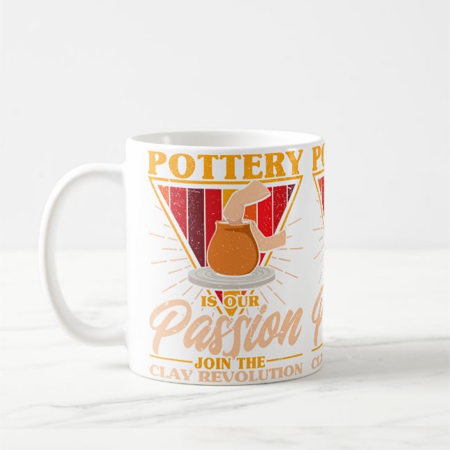 Pottery Makers Join The Clay Revolution Pottery Cl Coffee Mug (Left)