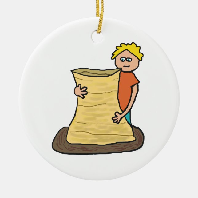 Pottery Making Ceramic Ornament (Front)