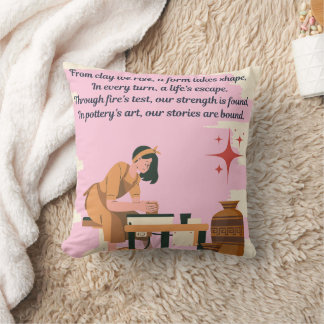 Pottery Passion Artisan’s Tale  Cushion