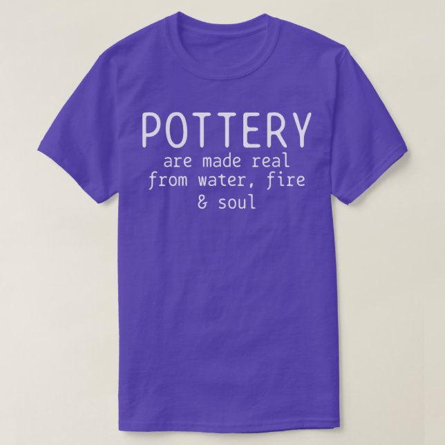 Pottery Potter Pottery Artists T-Shirt (Design Front)