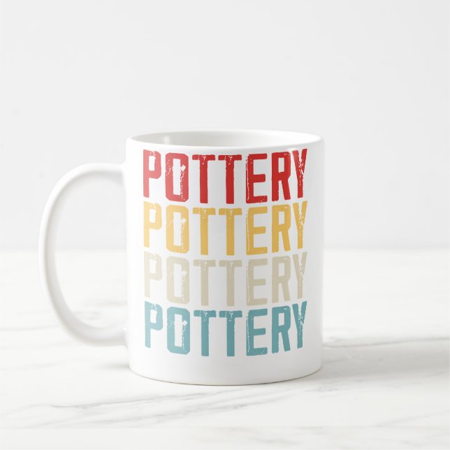 Pottery Pottery Coffee Mug (Left)