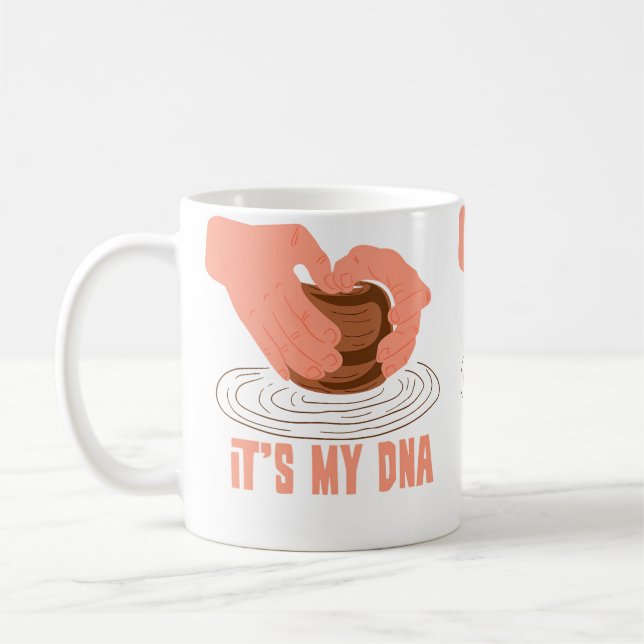 Pottery Pottery Pottery Coffee Mug (Left)
