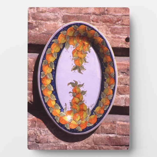Pottery Serving Dish Poster Plaque (Front)