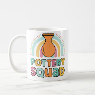 Pottery Squad Funny Matching For Girls Pottery Coffee Mug