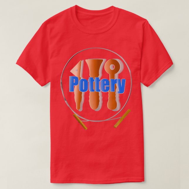 pottery tools 1 T-Shirt (Design Front)