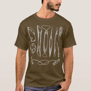 Pottery Tools for Clay Ceramics Artist  T-Shirt