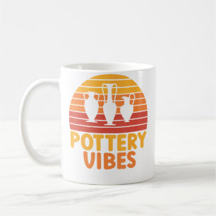 Pottery Vibes Vintage Retro Apparel For Unisex Pot Coffee Mug