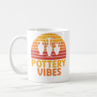 Pottery Vibes Vintage Retro Apparel For Unisex Pot Coffee Mug
