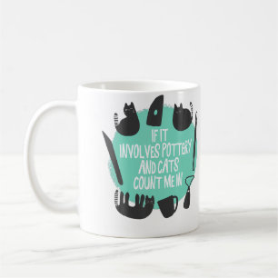 Pottery With Cats Coffee Mug