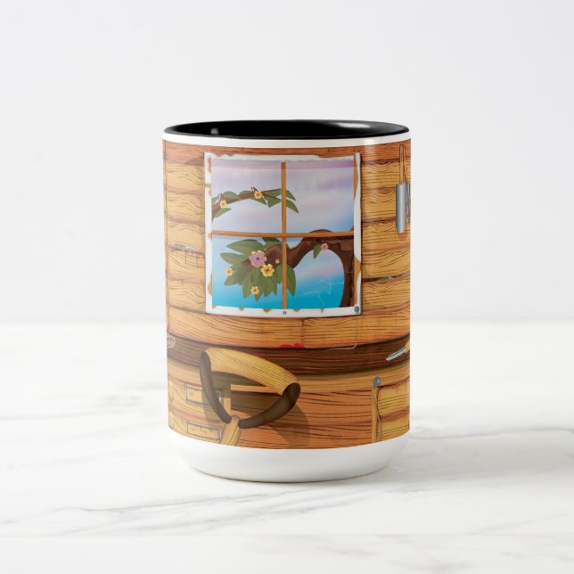 Potting Shed Two-Tone Coffee Mug (Center)