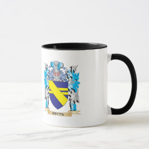 Potts Coat of Arms - Family Crest Mug
