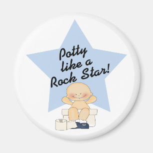 Potty Like A Rock Star Magnet