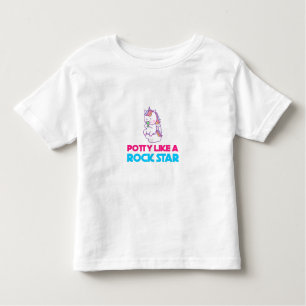 potty like a rock star toddler T-Shirt