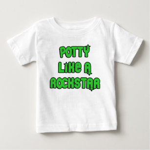 Potty Like A Rockstar Baby T-Shirt