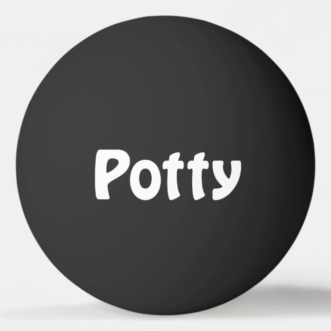 Potty Ping Pong Ball (Front)