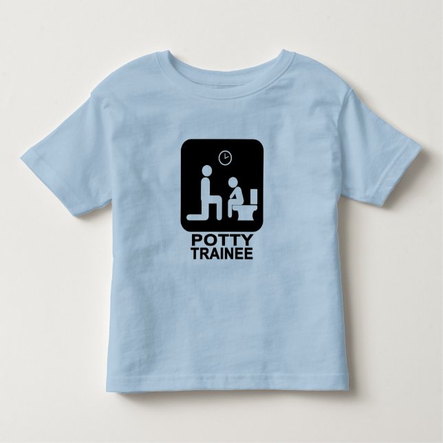 Potty Trainee Kids - Light Toddler T-Shirt (Front)