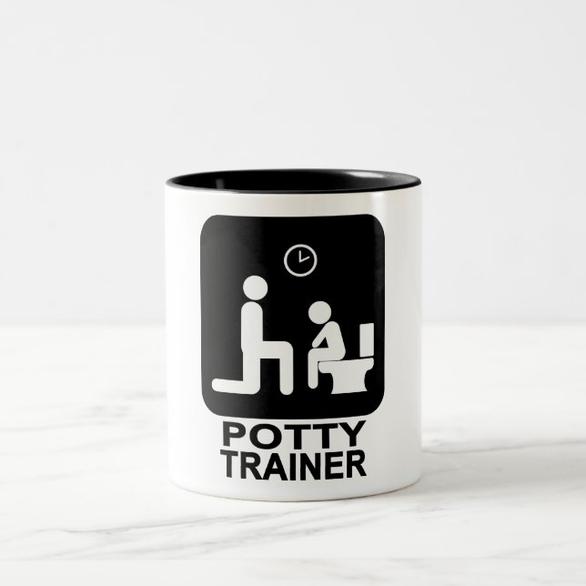 Potty Trainer Mug - White (Center)