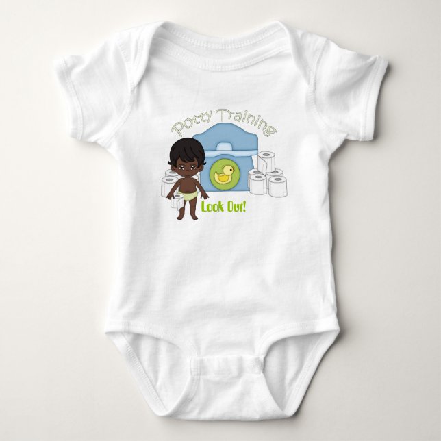 Potty Training baby bodysuit (Front)