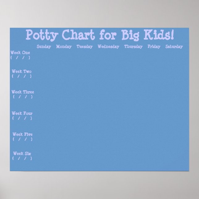 Potty Training Chart (Front)