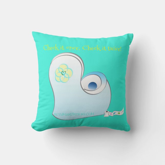 Potty Training Poop~A~Doo Pillow (Front)