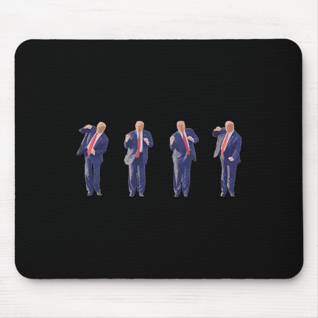 Potus 45 Dance President Donald Trump 47th Usa Pre Mouse Pad (Front)