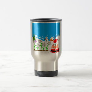 Pou_Christmas Travel Mug
