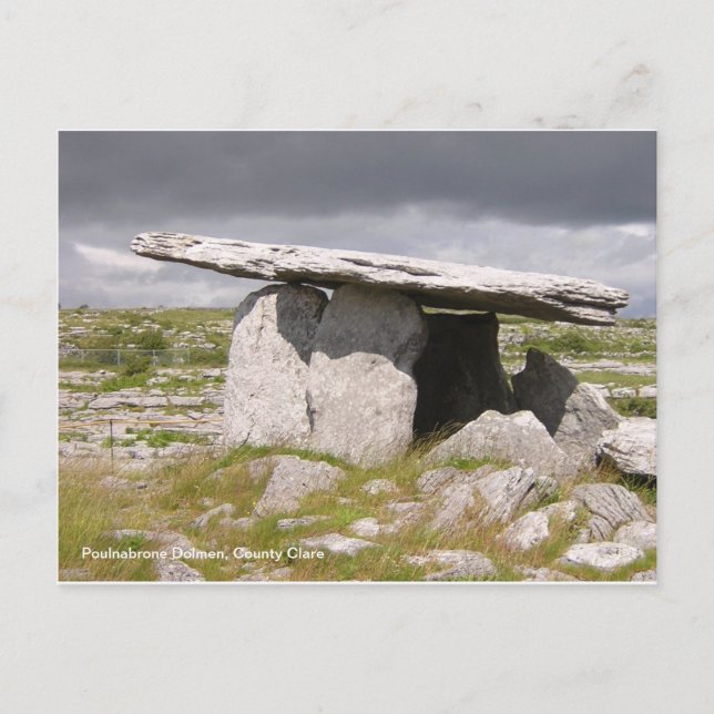 Poulnabrone Dolmen, County Clare Postcard (Front)