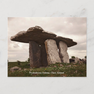 Poulnabrone Dolmen Portal Tomb  Ireland Postcard