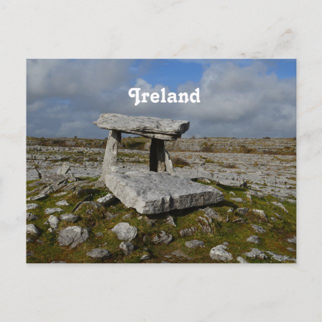 Poulnabrone Tomb Postcard (Front)