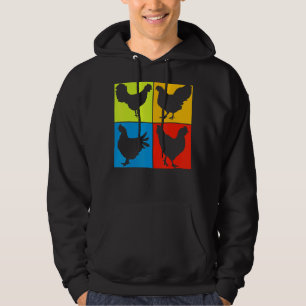 Poultry Farming Farm Animal Farmer Pop Chicken 1 Hoodie