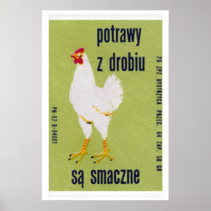 Poultry is Delicious! - Matchbox Print - Aesthetic