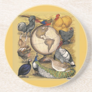 Poultry of the World Coaster