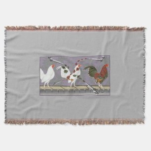 Poultry Painter Throw Blanket