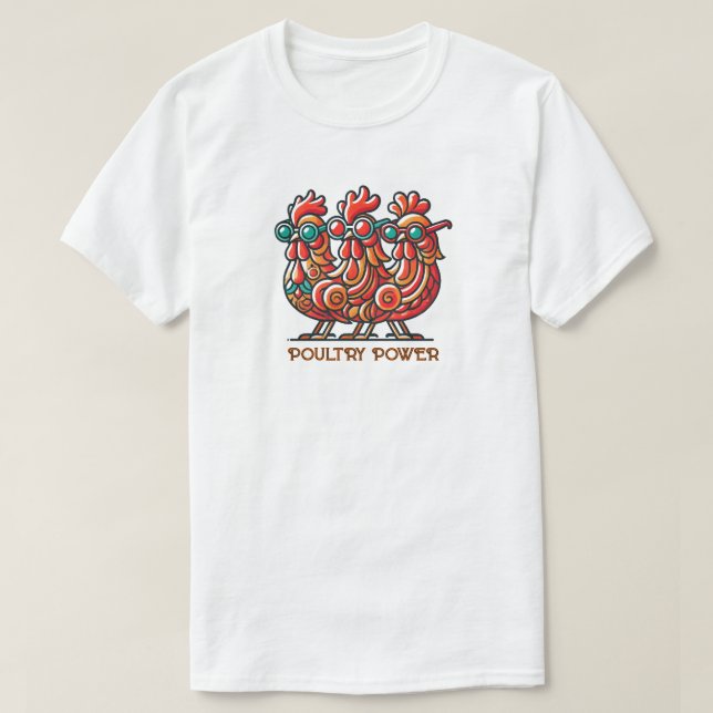 Poultry Power T-Shirt (Design Front)