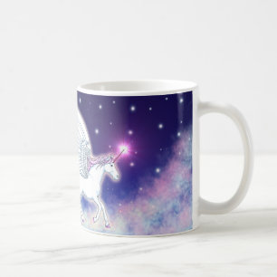 Poultry unicorn with stars coffee mug