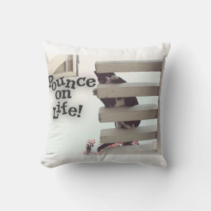 Pounce For Your Life Motivation Slogan Cushion