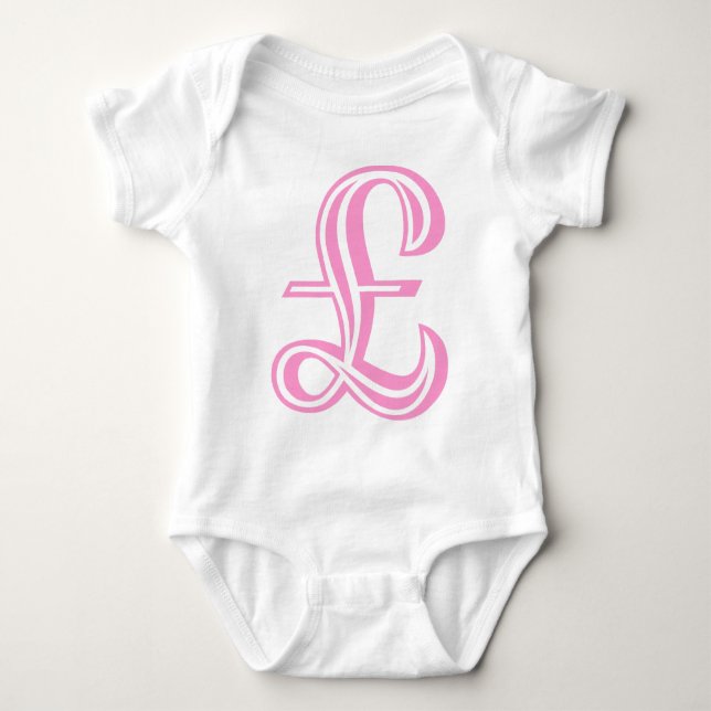 Pound Sign Baby Bodysuit (Front)