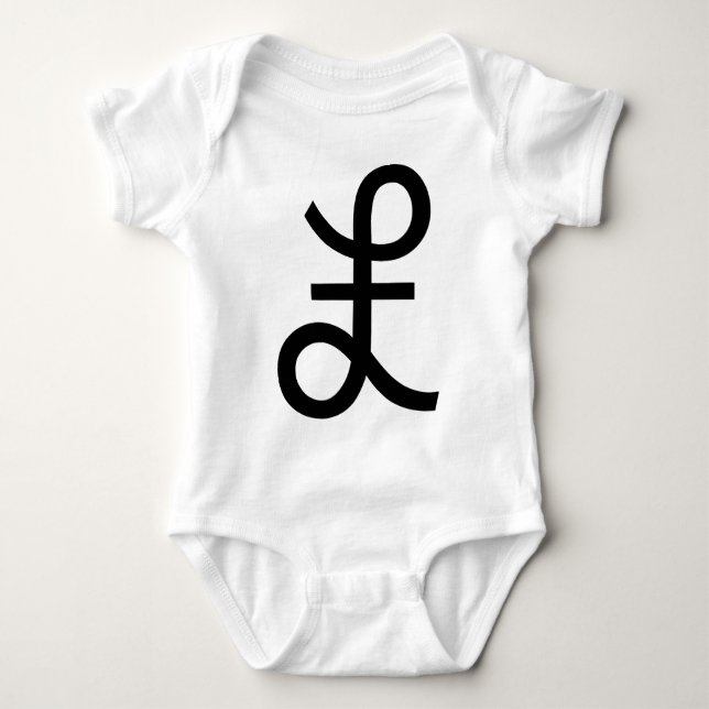 Pound Sign Baby Bodysuit (Front)